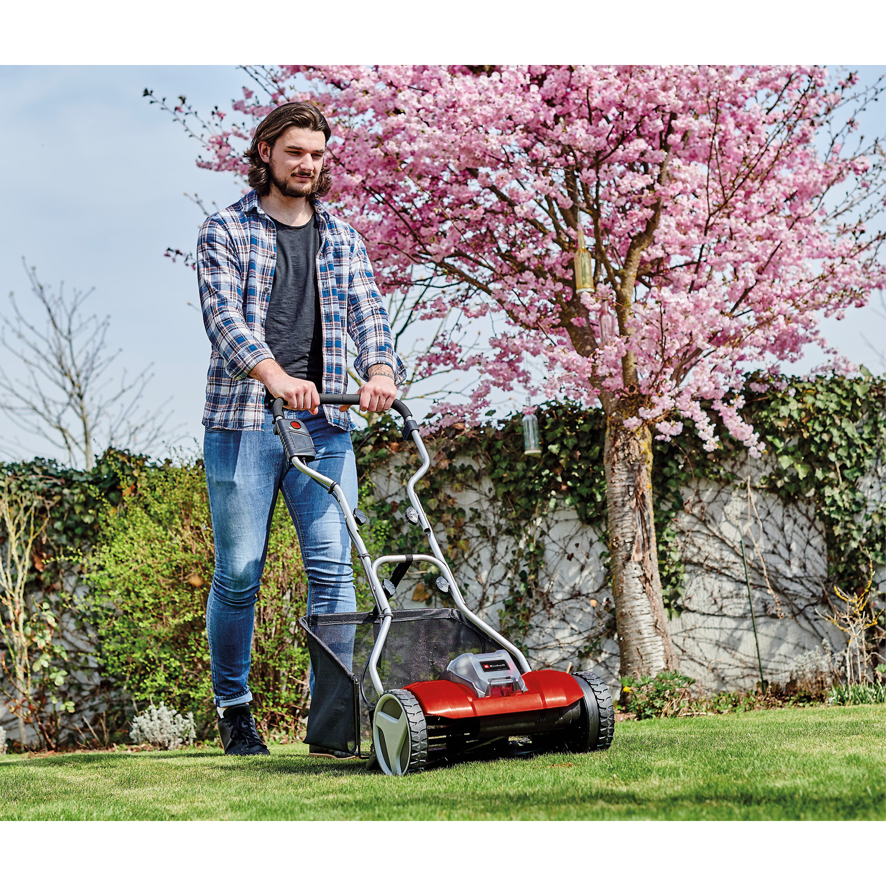 Sylindergressklipper Einhell GE-HM 18/38 Li-Solo uten Batteri