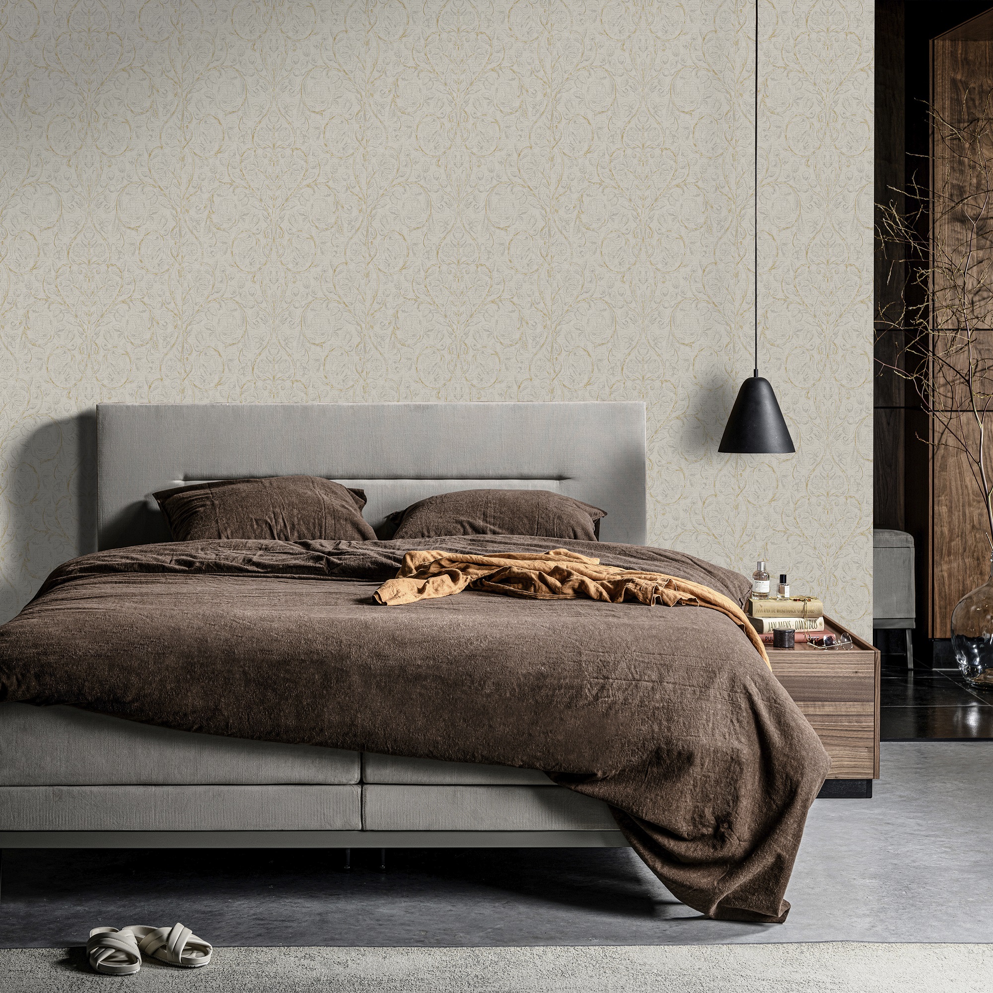 Tapet Vtwonen Classic Curl Grau