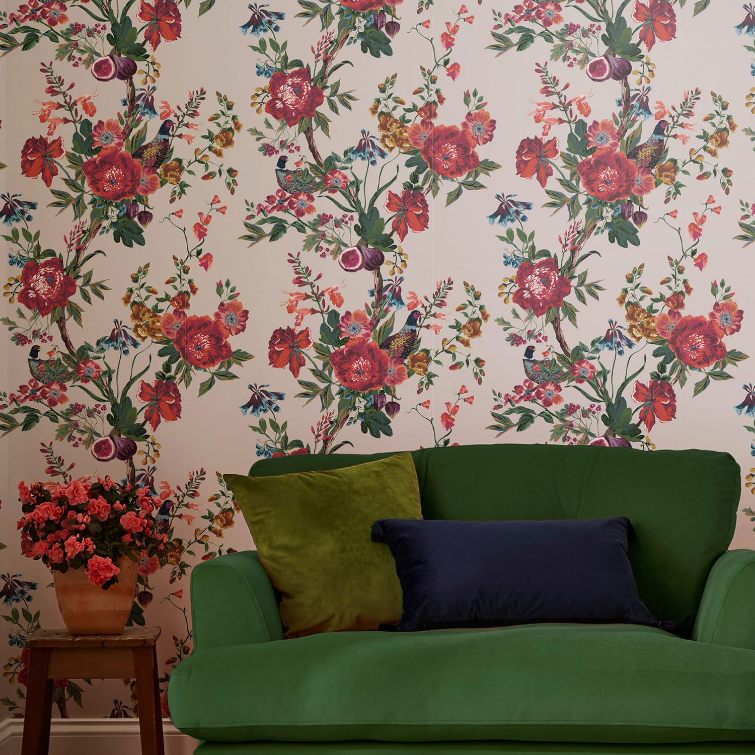 Tapet Joules Forest Chinoiserie Antique Crème