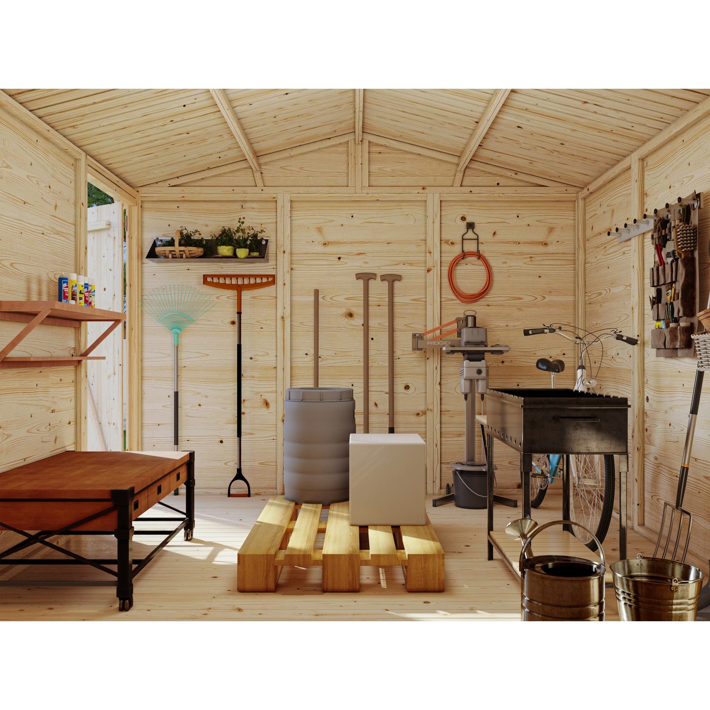 Redskapsbod Palmako Dan 14,2 m2