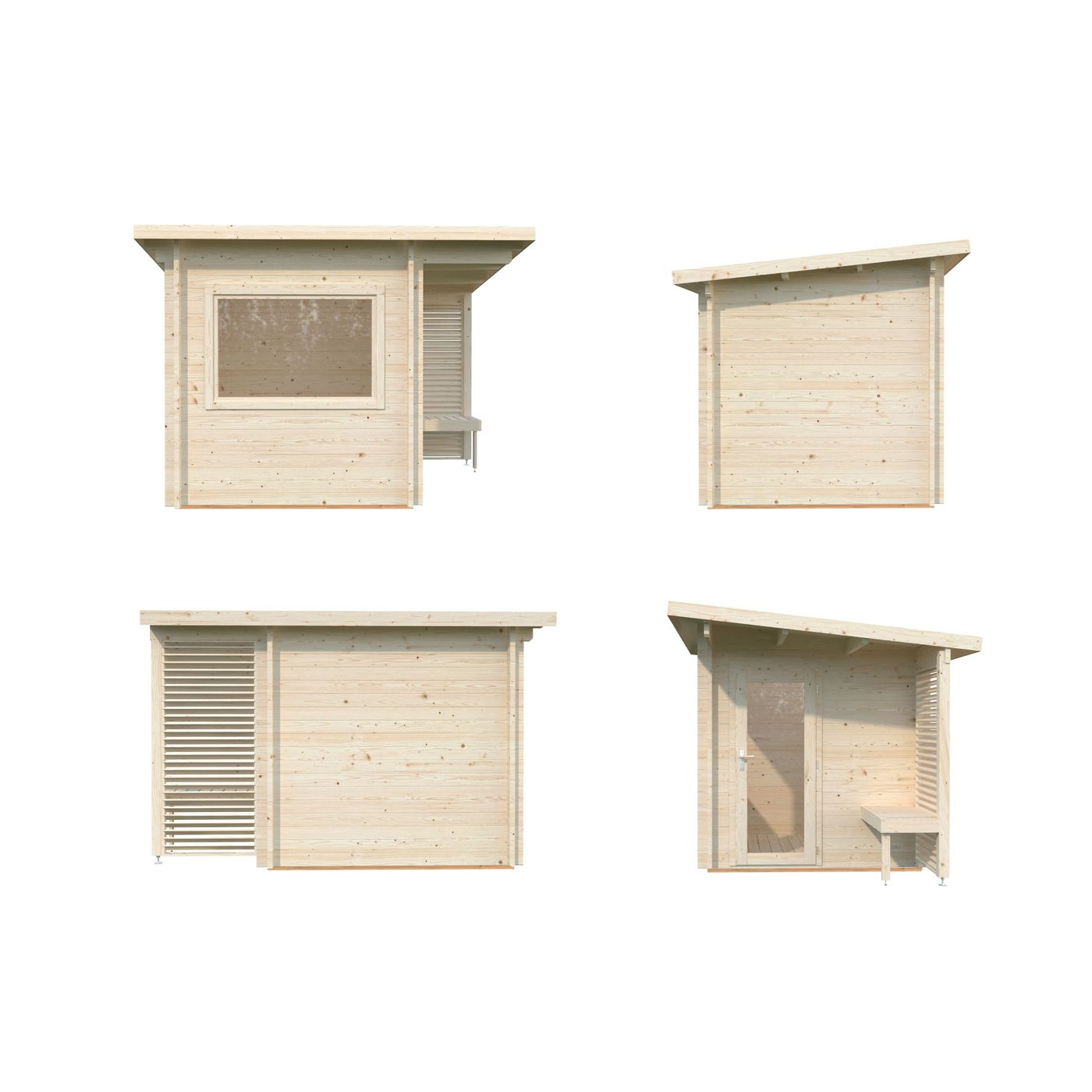 Badstuhus Palmako Sanna 4,1 m2