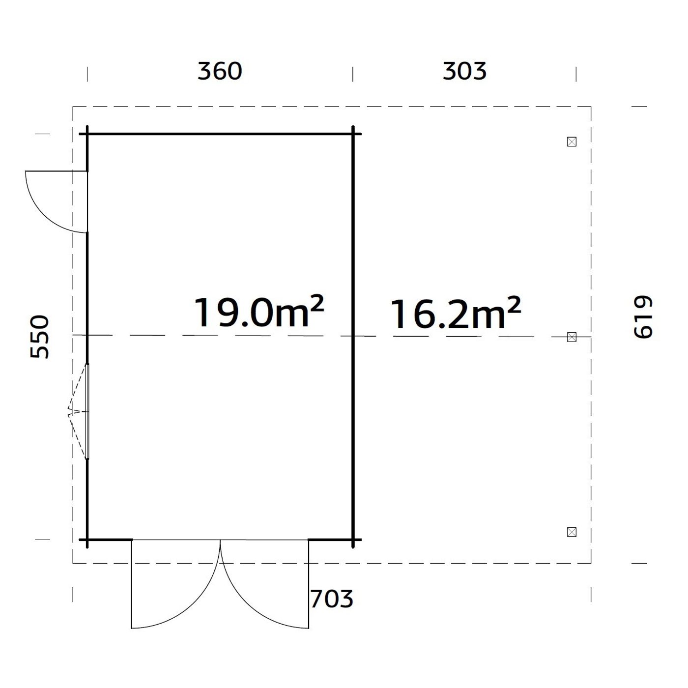 Maxibod Palmako Roger 19,0+16,2 M2
