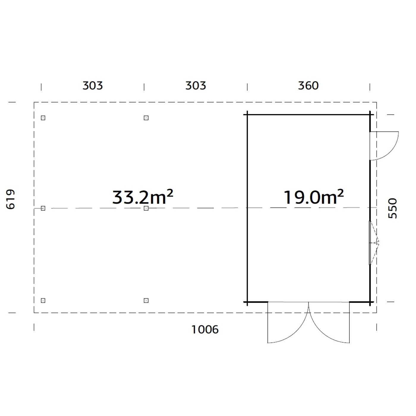Maxibod Palmako Roger 19,0+33,2 M2