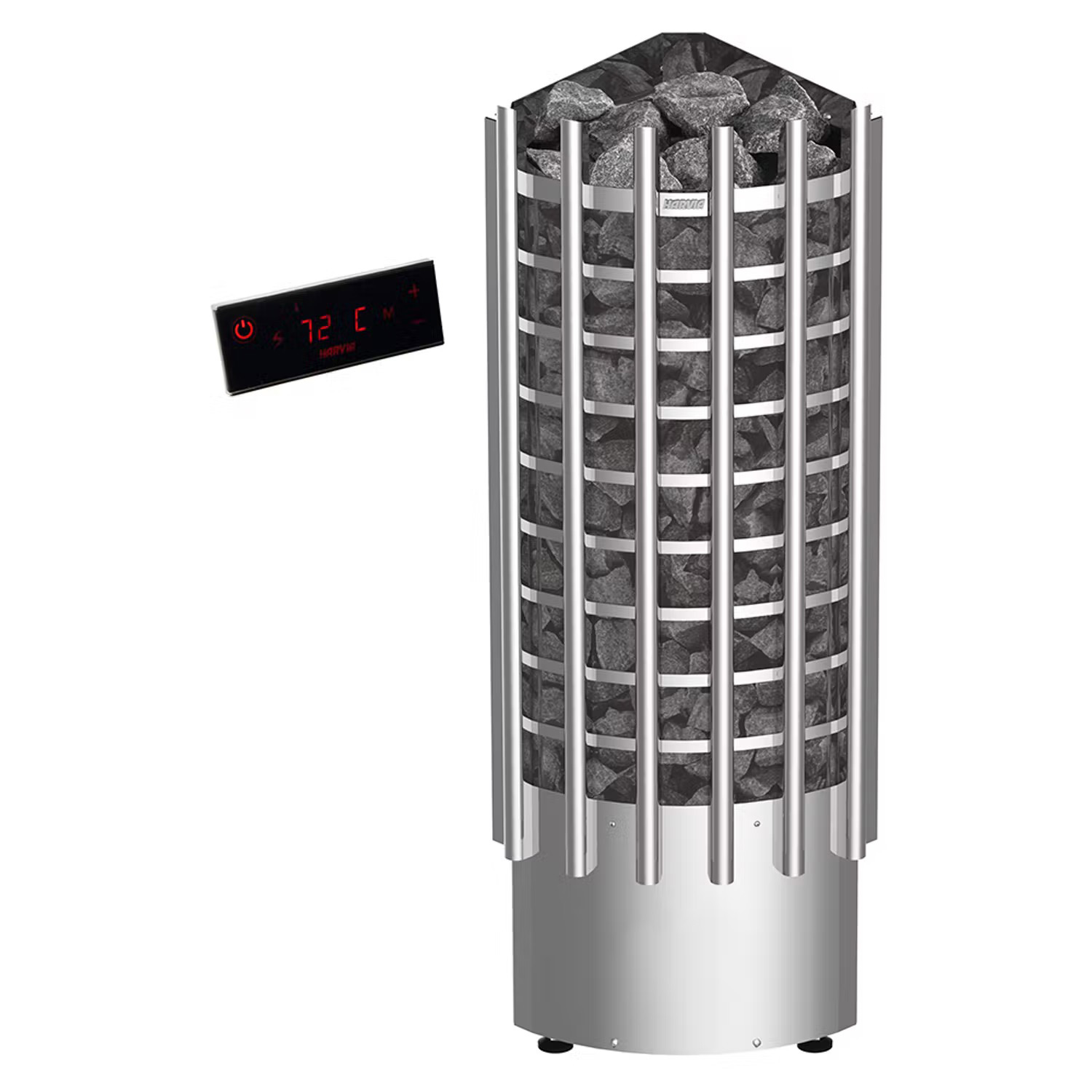 Bastuaggregat Harvia Glow Corner EE 6,8 KW med Styrpanel