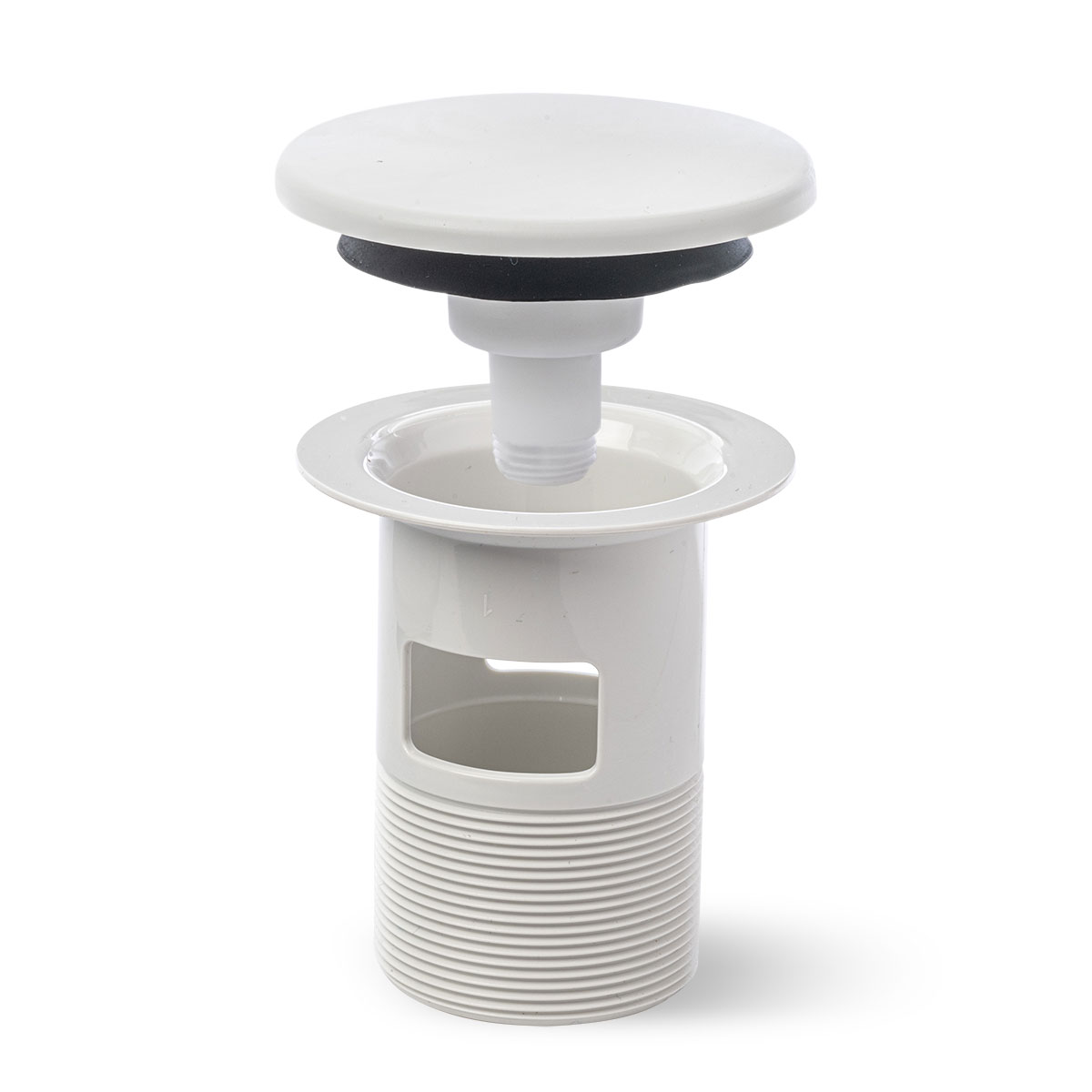 Bottenventil Svedbergs Pop-up till Blandare Vit