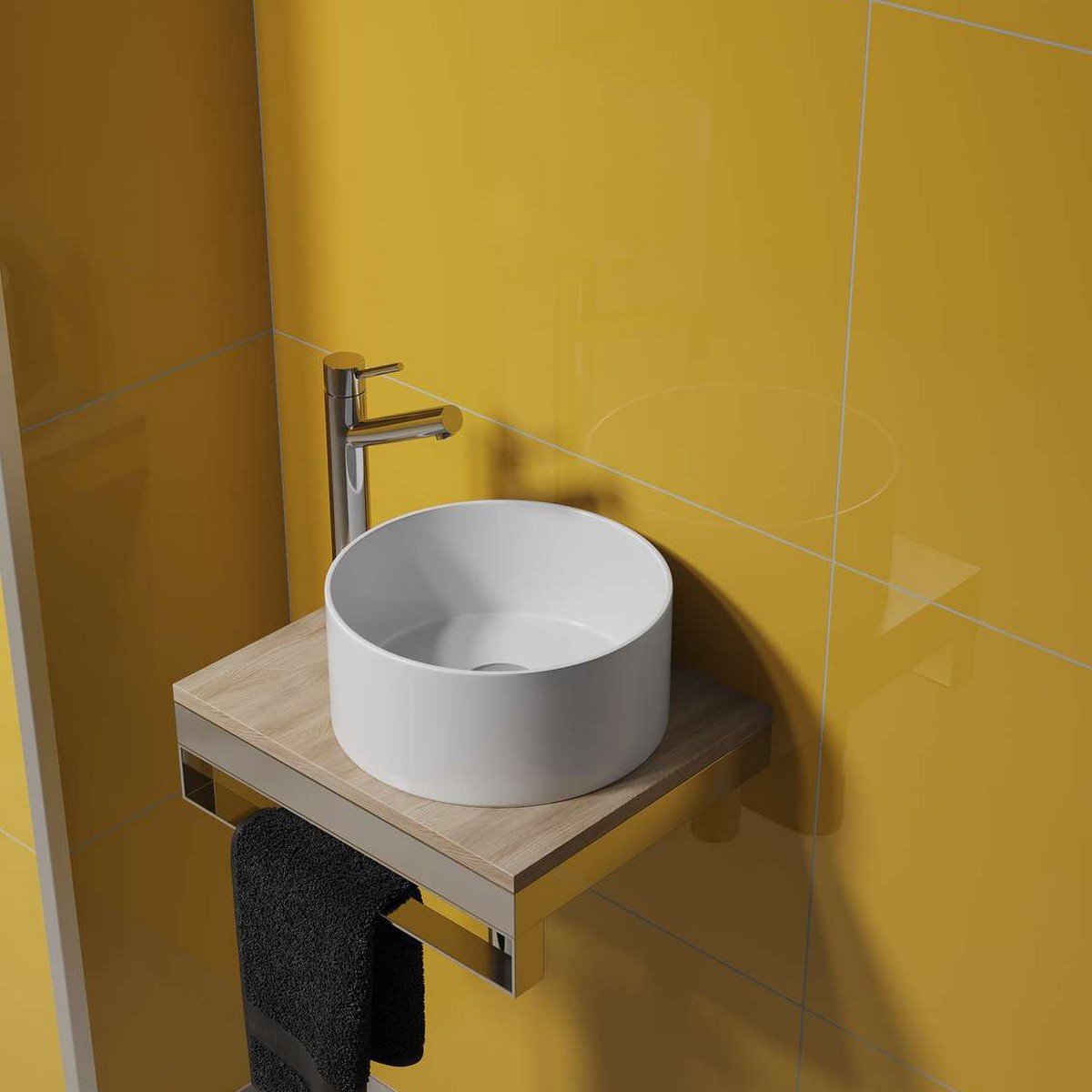 Baderomspanel Fibo 5223-M6040 Yellow