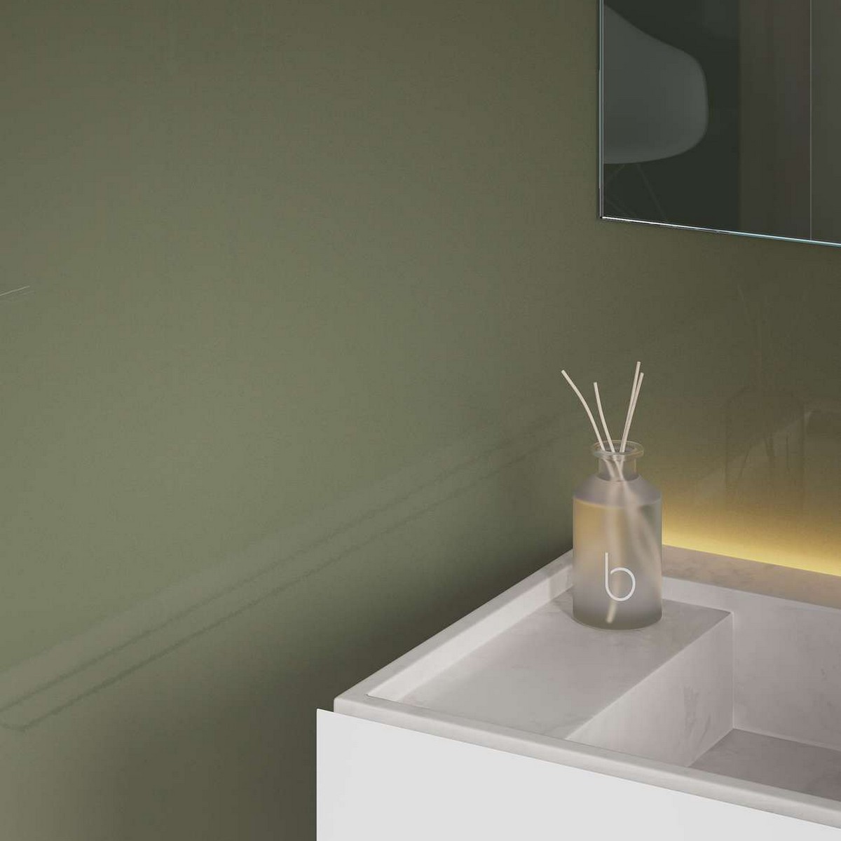 Baderomspanel Fibo 5207-F00 Camo Green