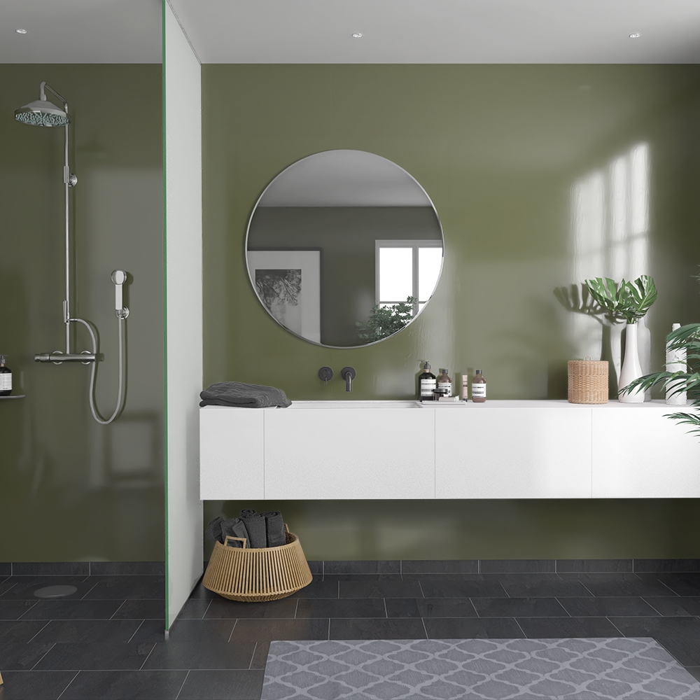 Baderomspanel Fibo 5207-F00 Camo Green