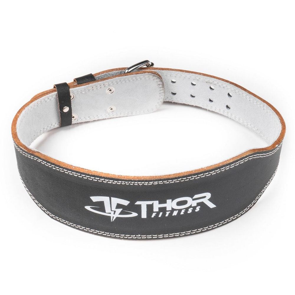 Treningsbelte Thor Fitness lær Størrelse: M