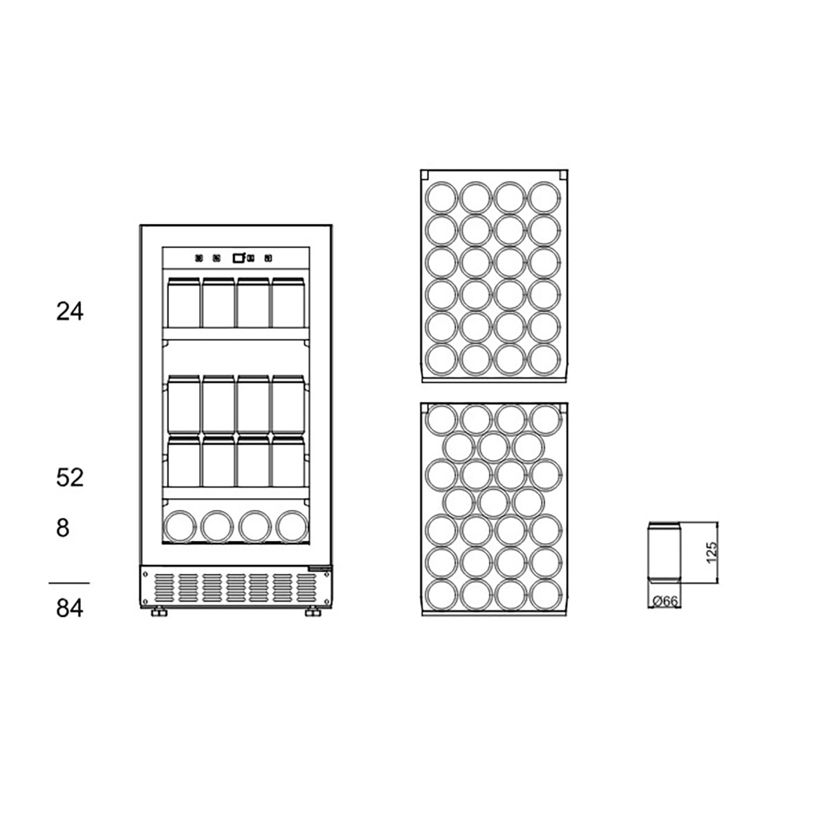 Ølskap mQuvée BeerServer 40