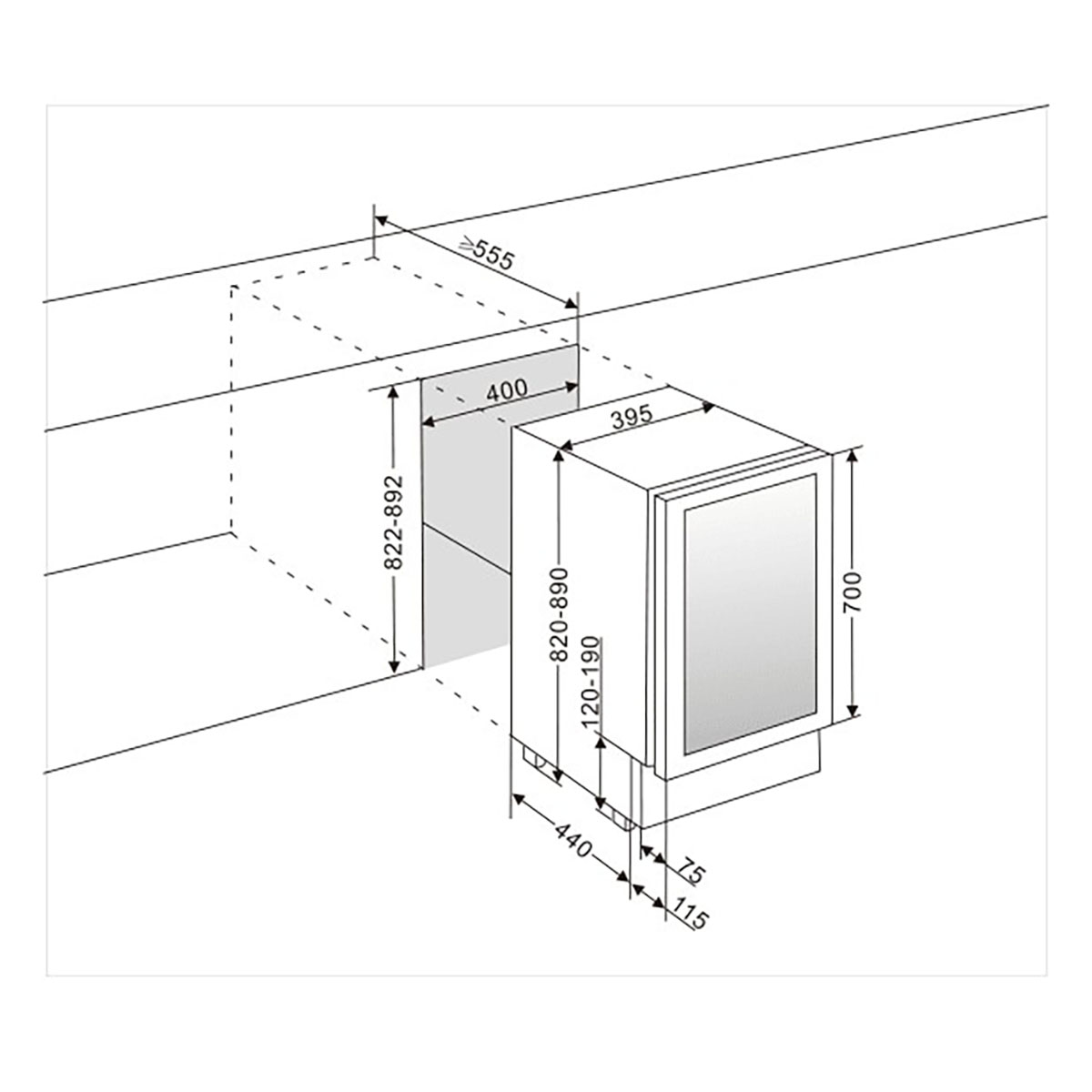 Ølskap mQuvée BeerServer 40