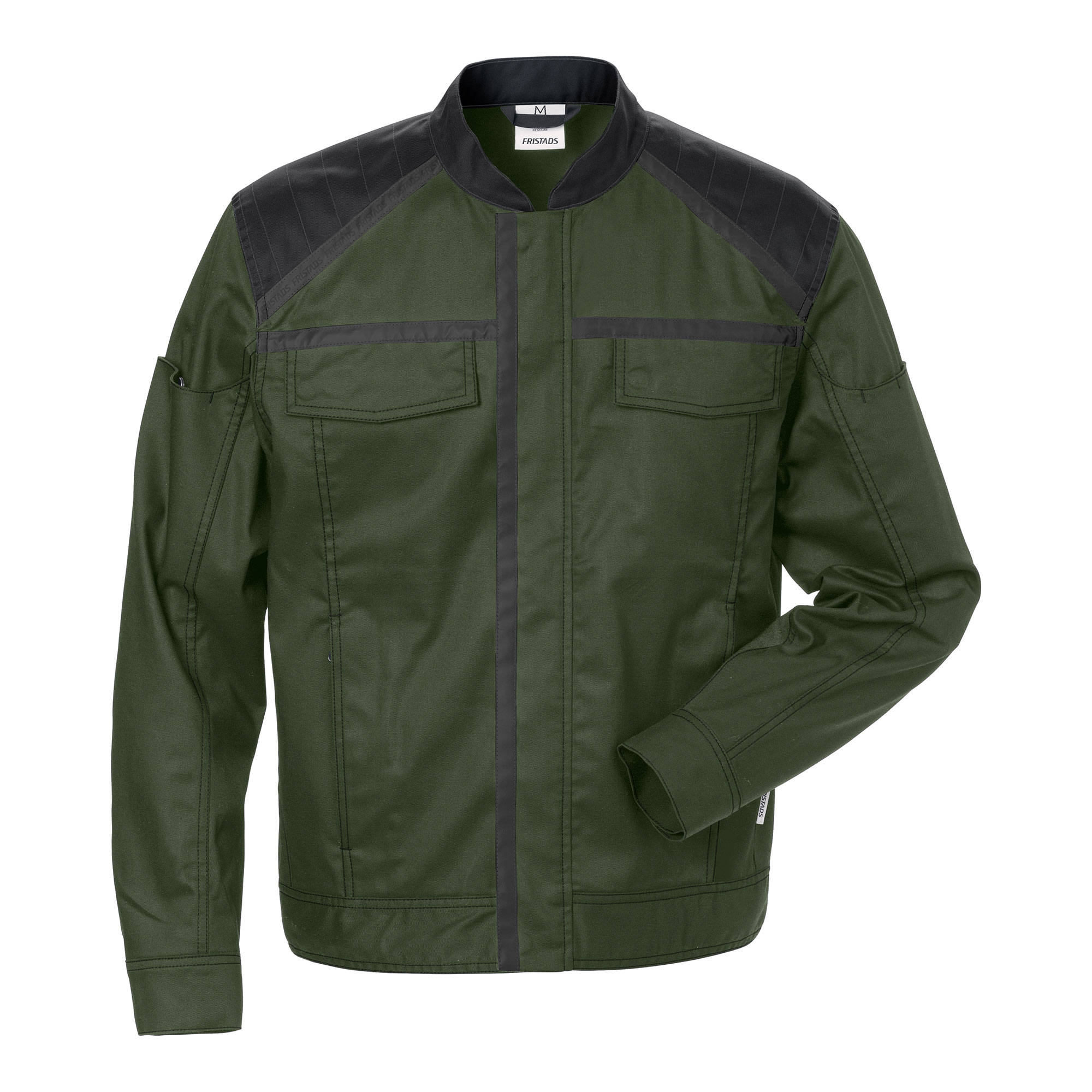 Jacka Fristads 4555 STFP Storlek: 4XL, Militärgrön/Svart