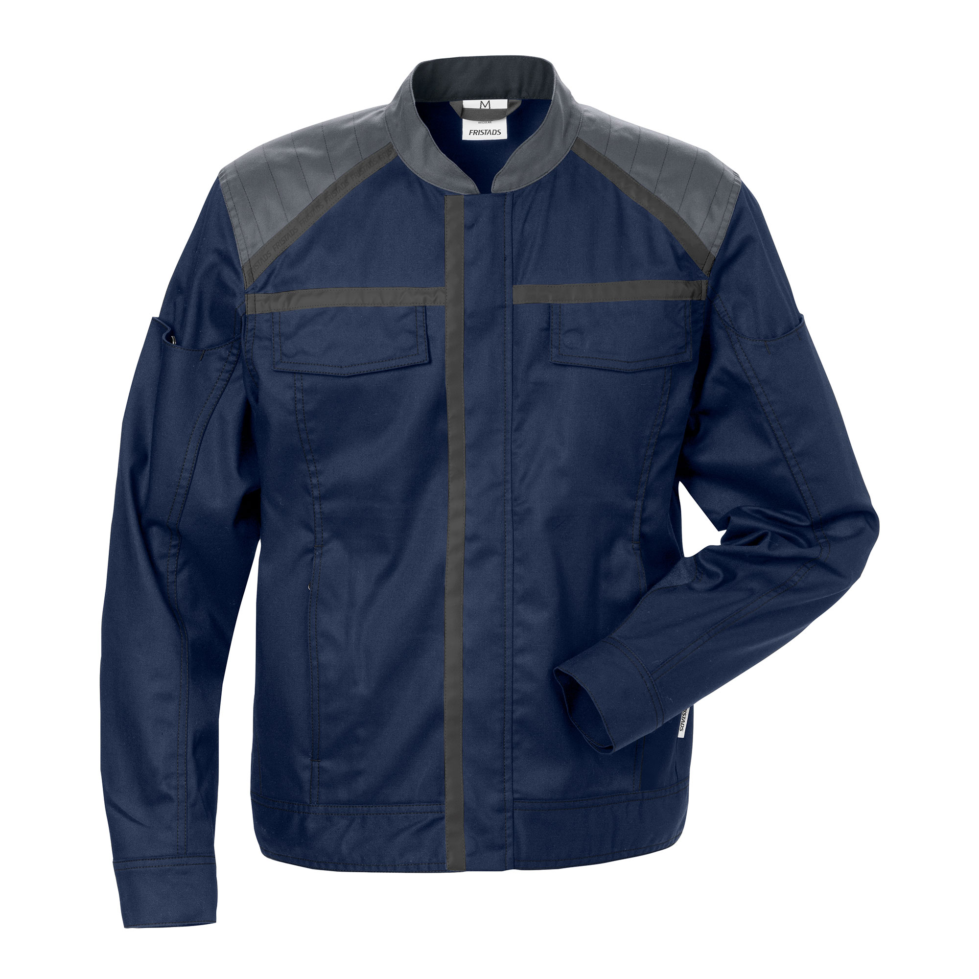Jacka Dam Fristads 4556 STFP Storlek: M, Marinblå/Grå