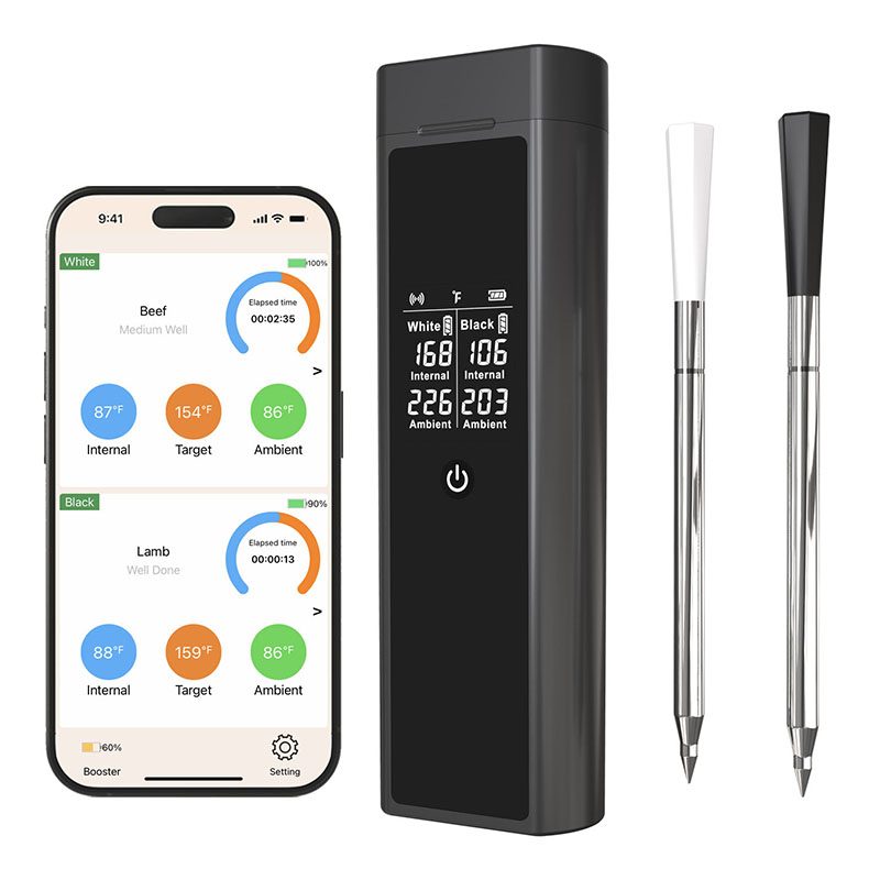 Grilltermometer Bluegaz Trådløs Med 2 Sonder