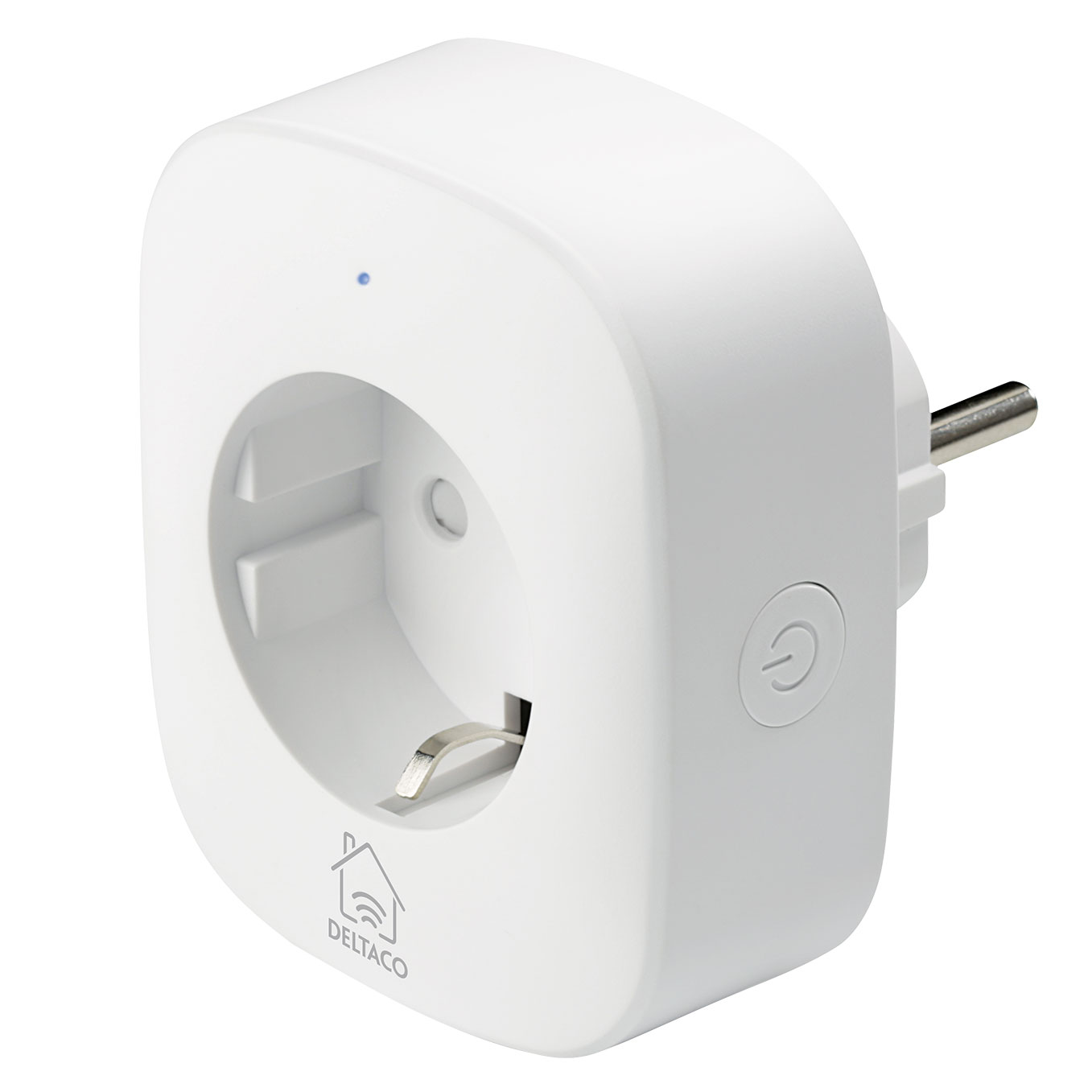 Strömbrytare Deltaco Smart Home SH-P01E Vit