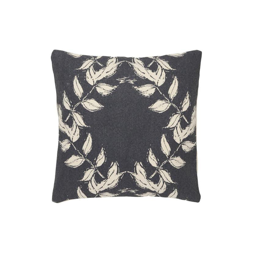 Kuddfodral Svanefors Annie Gråsvart