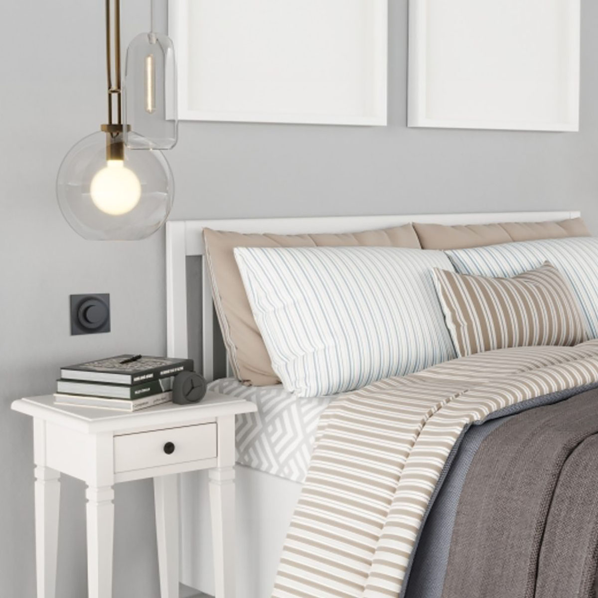 Dimmer Elko One Vridbar Innfelt 1-10V med Skruetilkobling