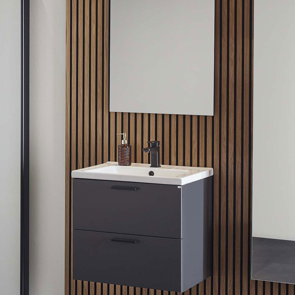 Tvättställsskåp Hafa Shape med Tvättställ