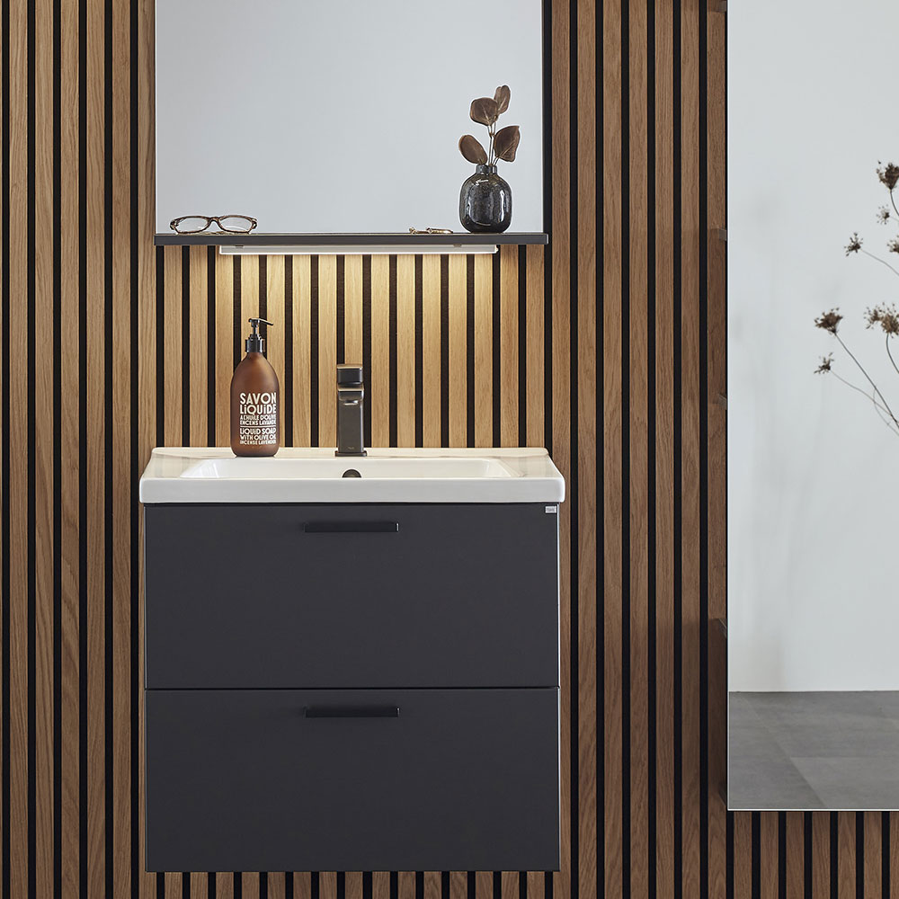 Tvättställsskåp Hafa Shape med Tvättställ