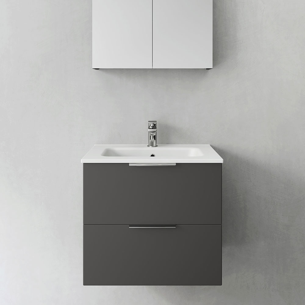 tvättställsskåp hafa shape med tvättställ