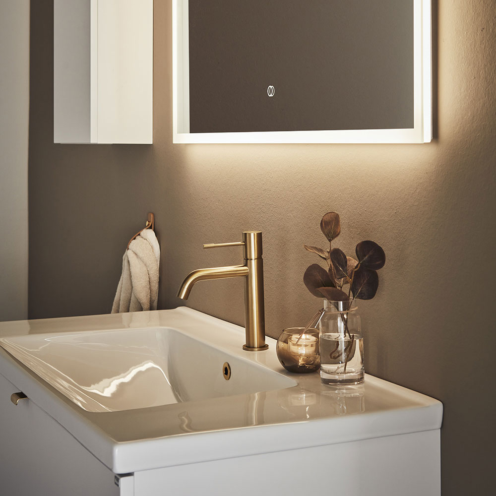 Tvättställsskåp Hafa Shape med Tvättställ