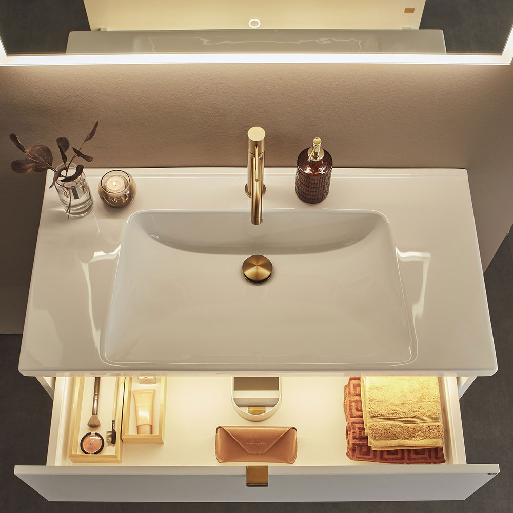 Tvättställsskåp Hafa Shape med Tvättställ