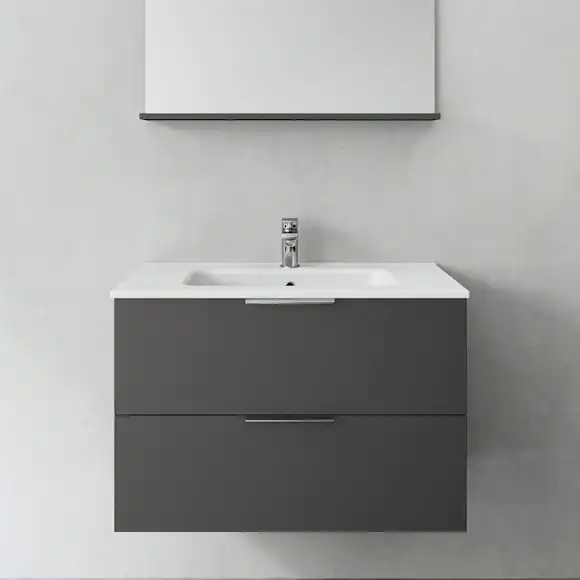 tvättställsskåp hafa shape med tvättställ