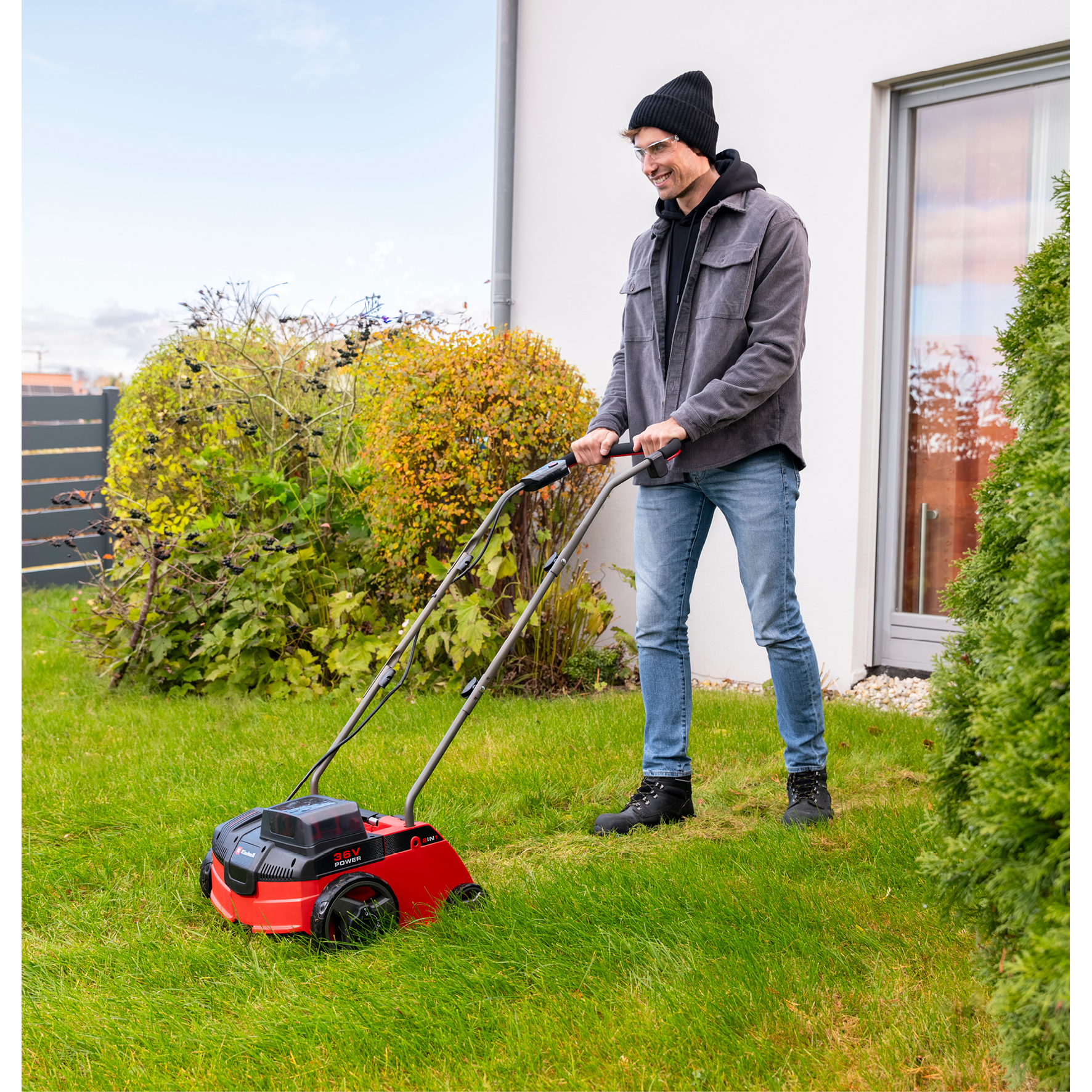 Vertikalskjærer Einhell GE-SC 35/1 Solo uten Batteri