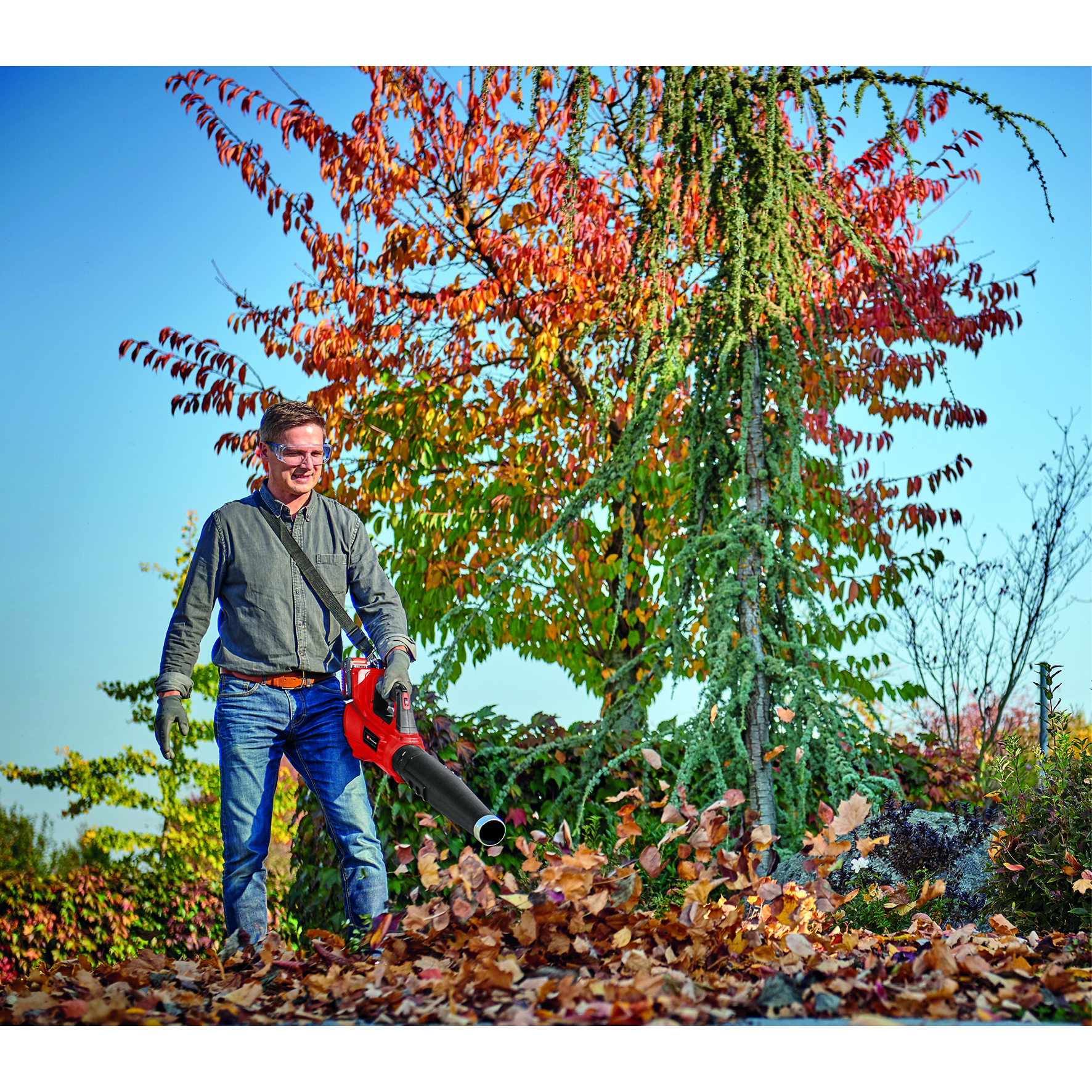 Løvblåser Einhell GE-LB 36/210 Li E Solo uten Batteri