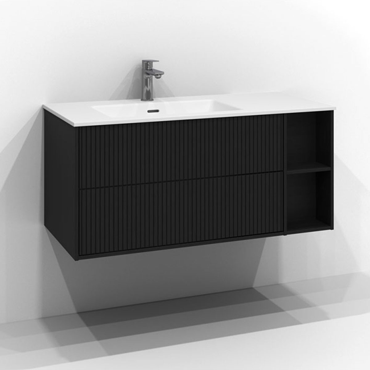 Tvättställsskåp Svedbergs Epos 100x45 med 2 Lådor