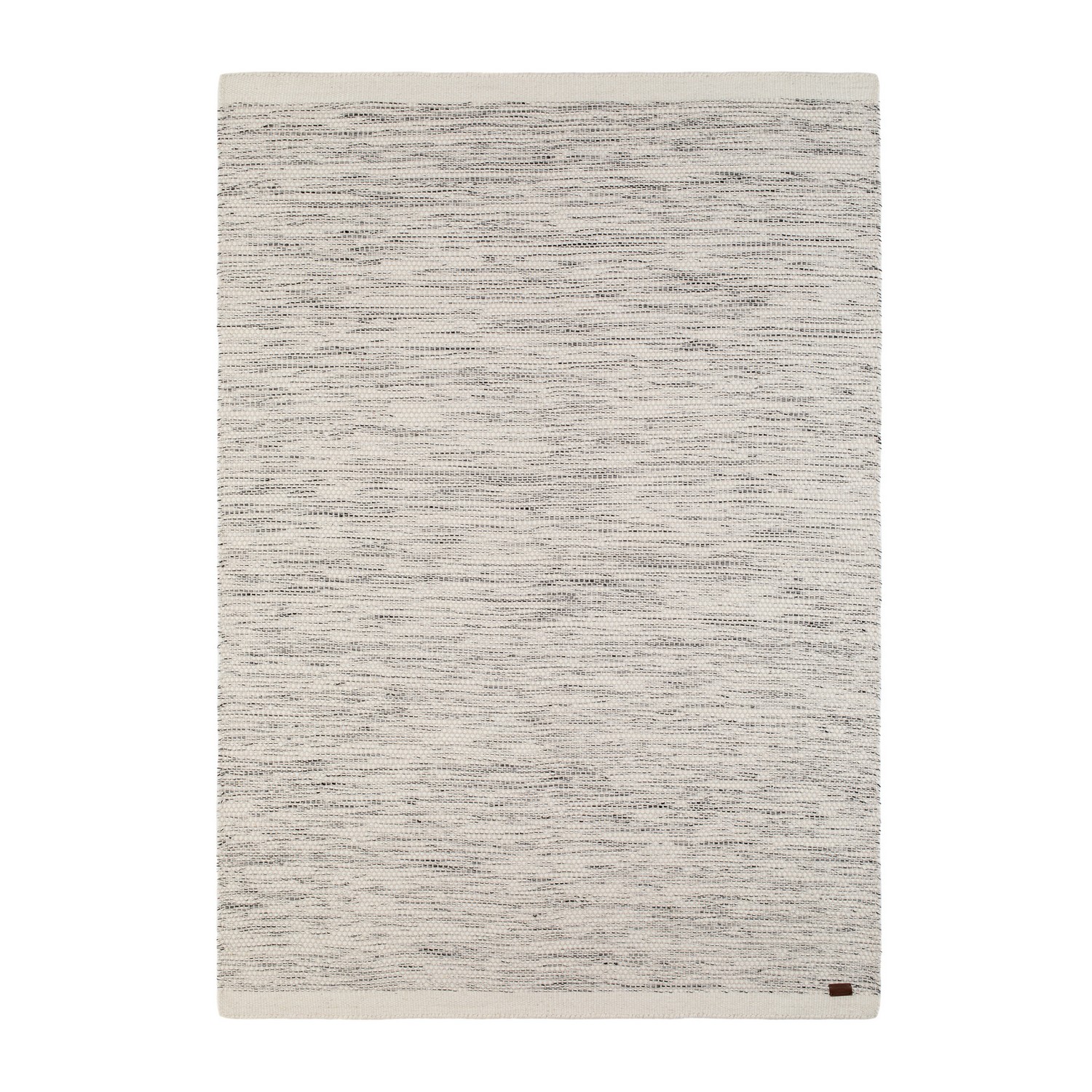 Handvävd Matta Arkiio Tofta Ull Vit/Svart, 300x300 cm