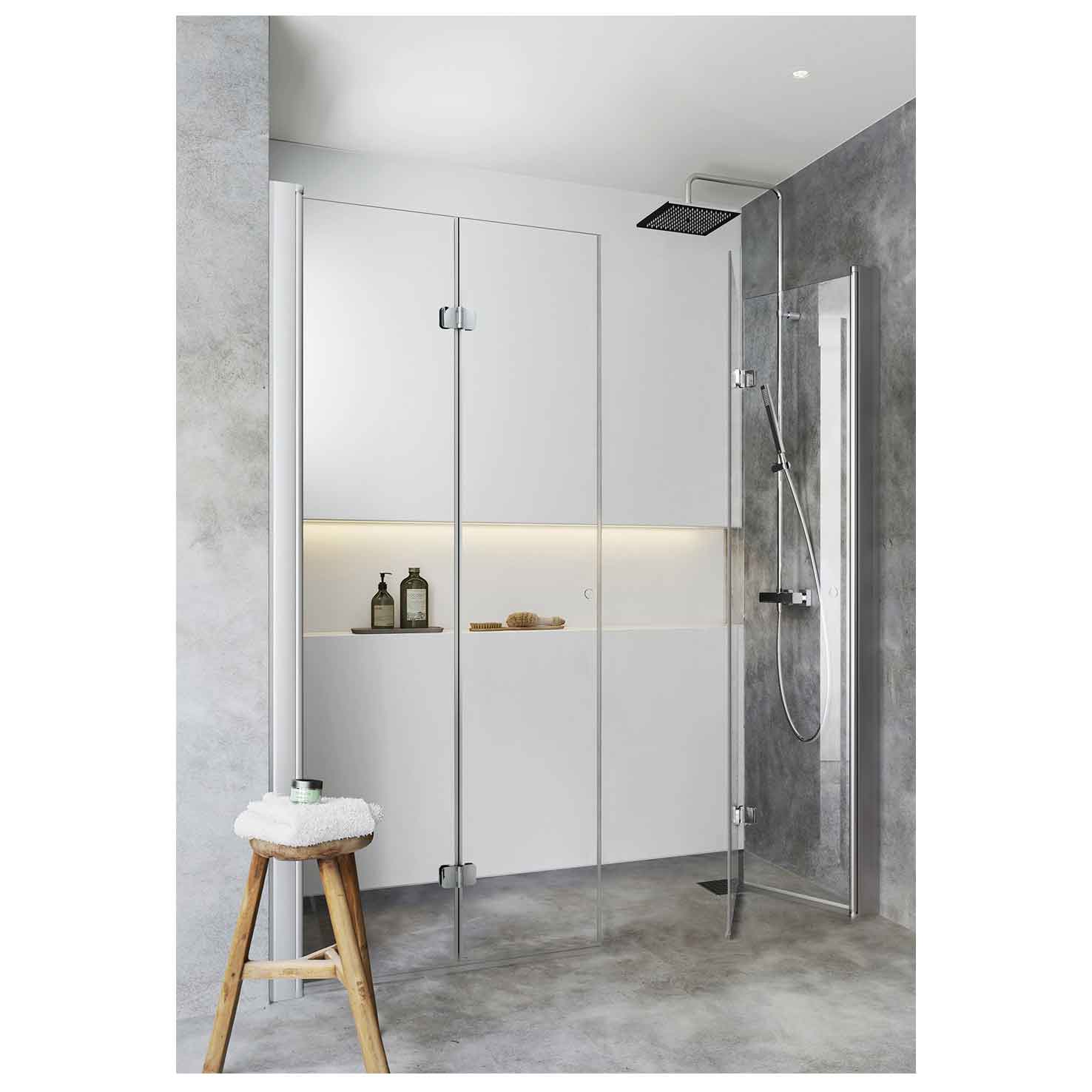 Dusjdør Hafa Igloo Pro Vik Dobbel