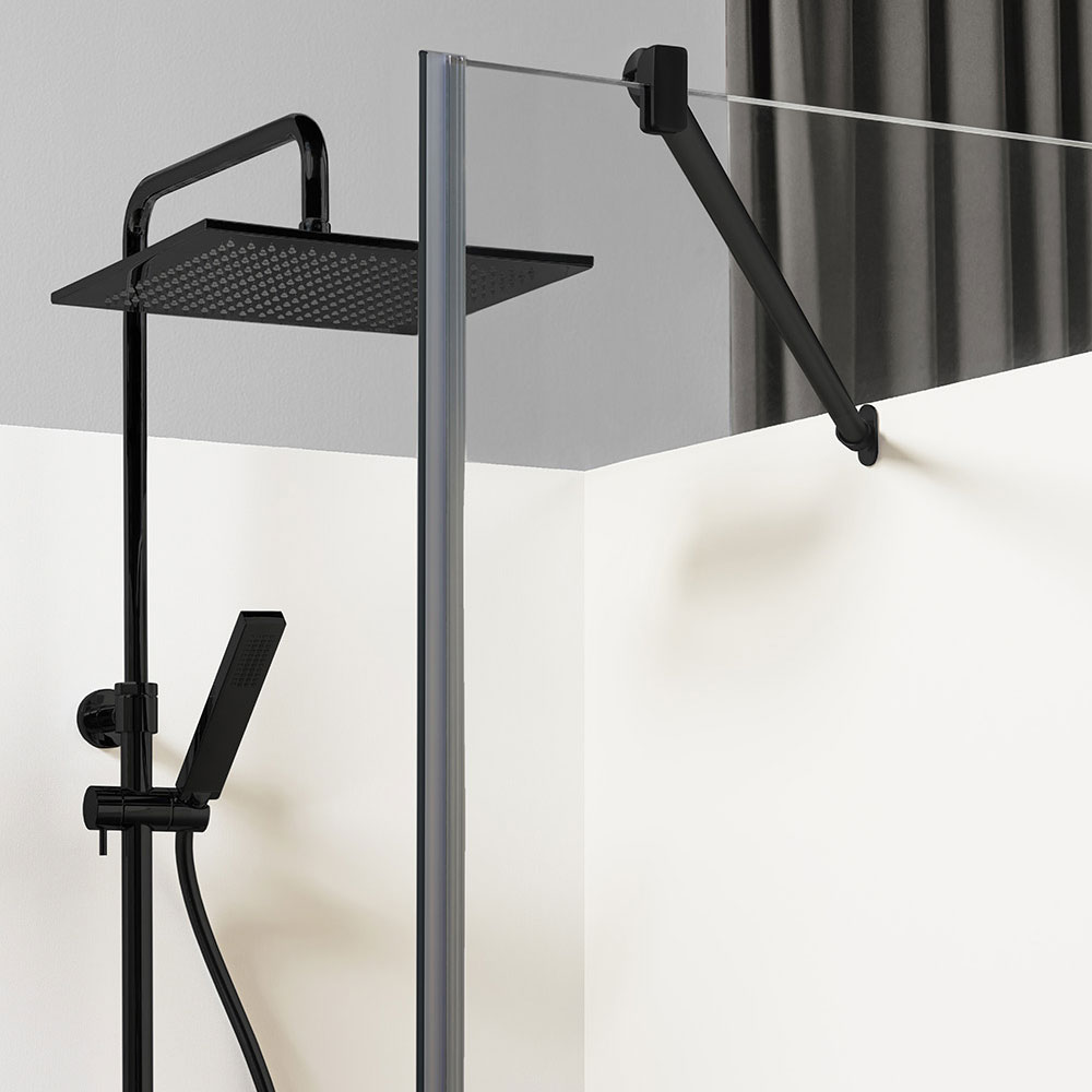 Duschdörr Hafa Igloo Pro Rak Dörr + Fast Vägg