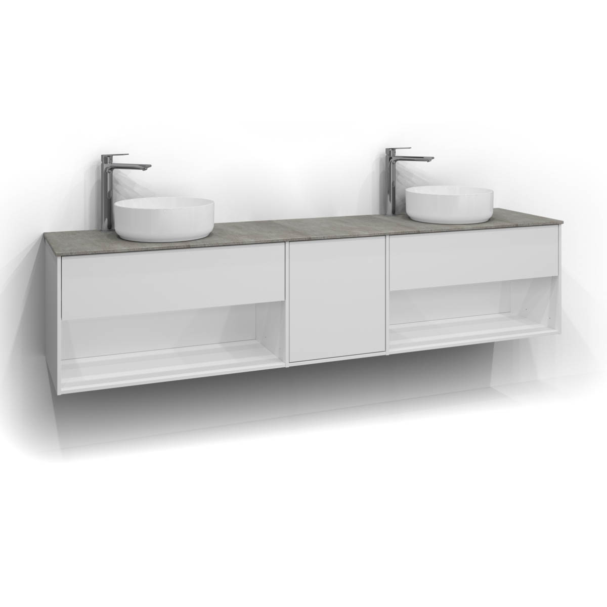 Tvättställsskåp Svedbergs Epos 200x45 | badrum - badrumsmobler - tvattstallsskap-och-kommod | KakelKungen