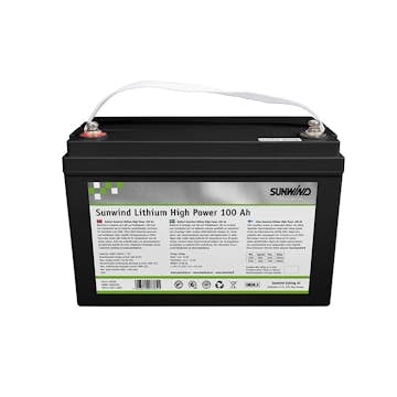Batteri Sunwind Lithium HiPower 100At