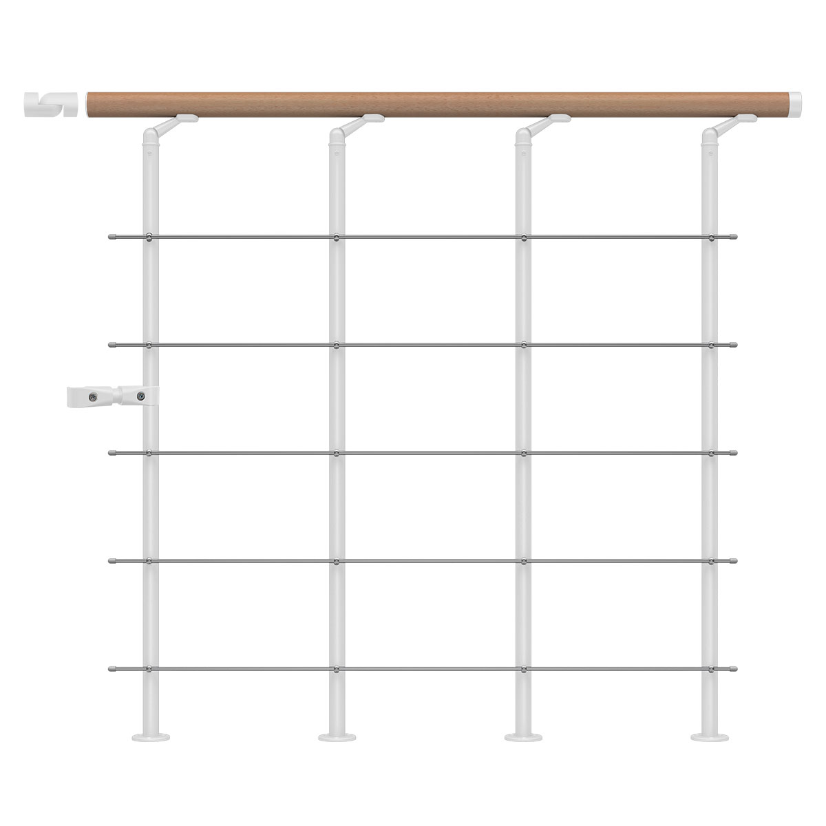 Rekkverk Dolle Style6 Bøk Oljet Startpakke