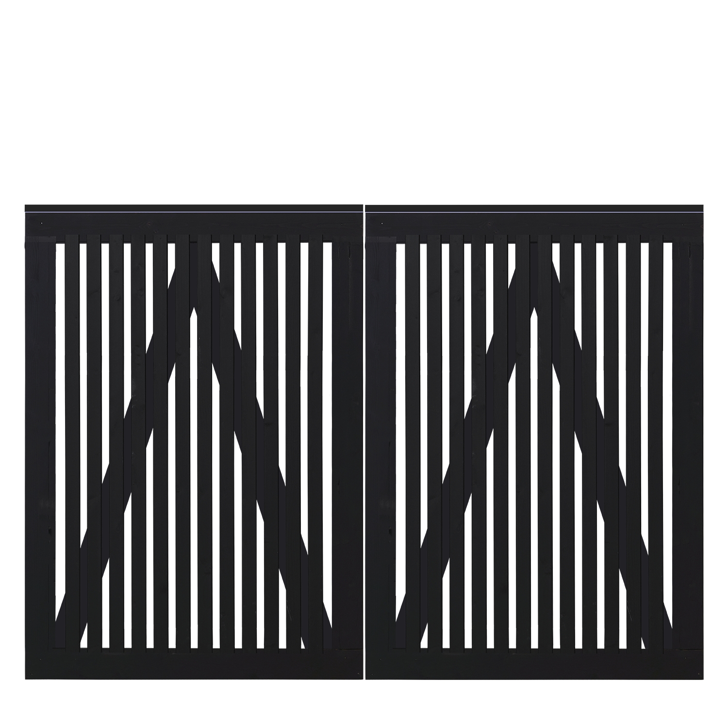 Sendai PLUS Dubbel grind - 200x140 cm Svart