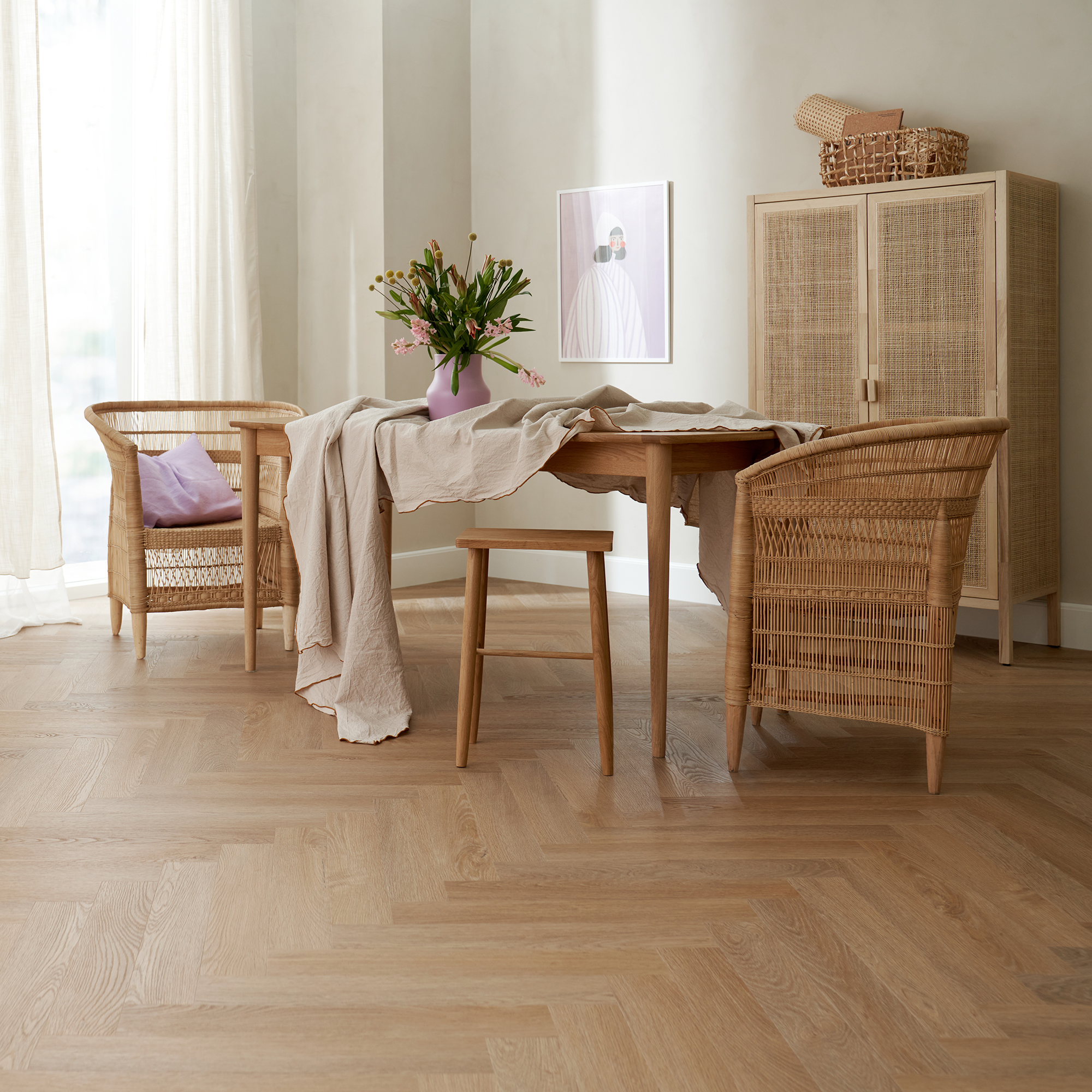 Vinylgolv Novego Plus Fiskben - Glasgow Ek m&ouml;nster