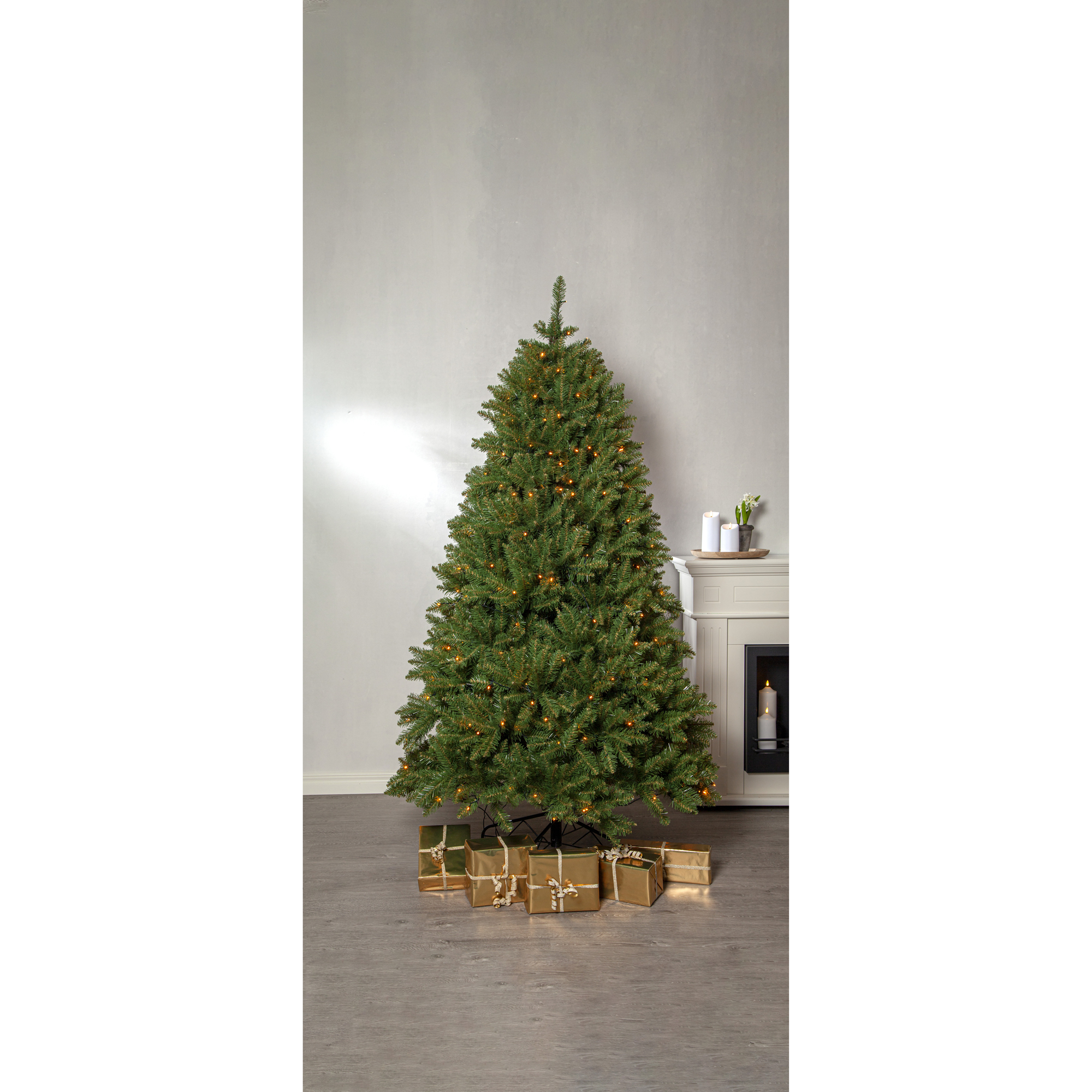 Juletre Star Trading med LED Narvik 210 cm