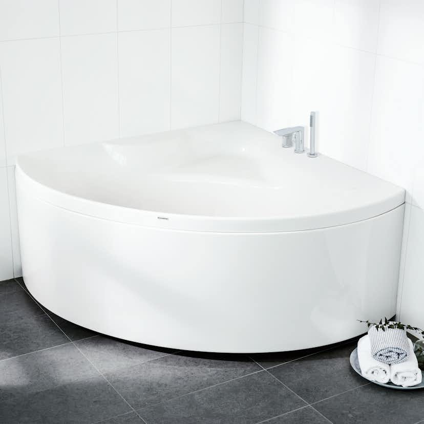 Badkar Svedbergs Pite Med sargmonterad blandare Helag