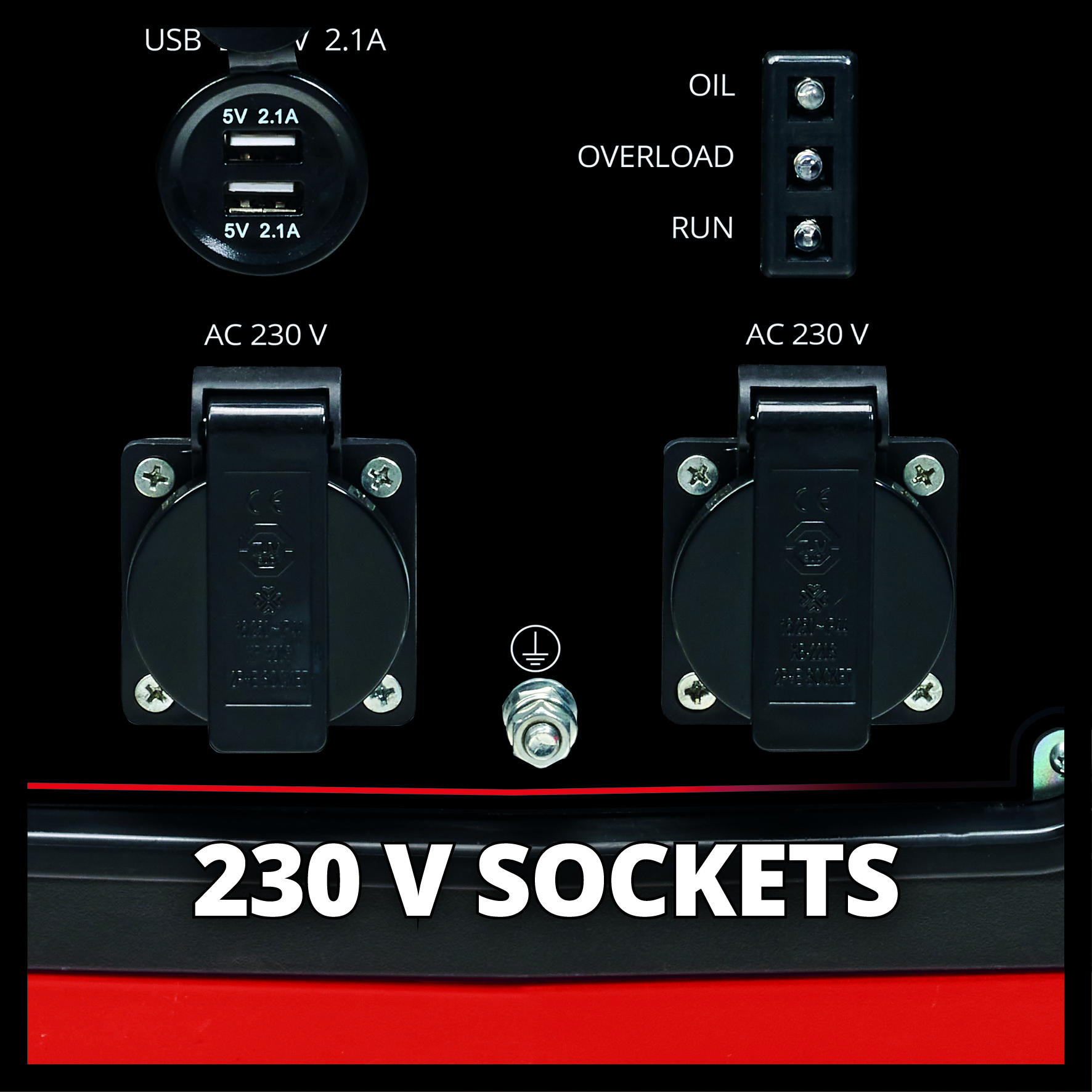 Bensindrevet Generator Einhell TC-IG 2000