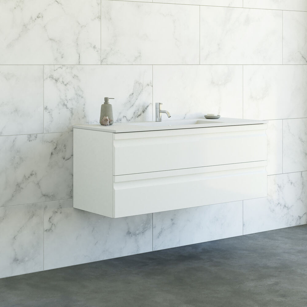 tvättställsskåp dansani luna minore med integrerat handtag