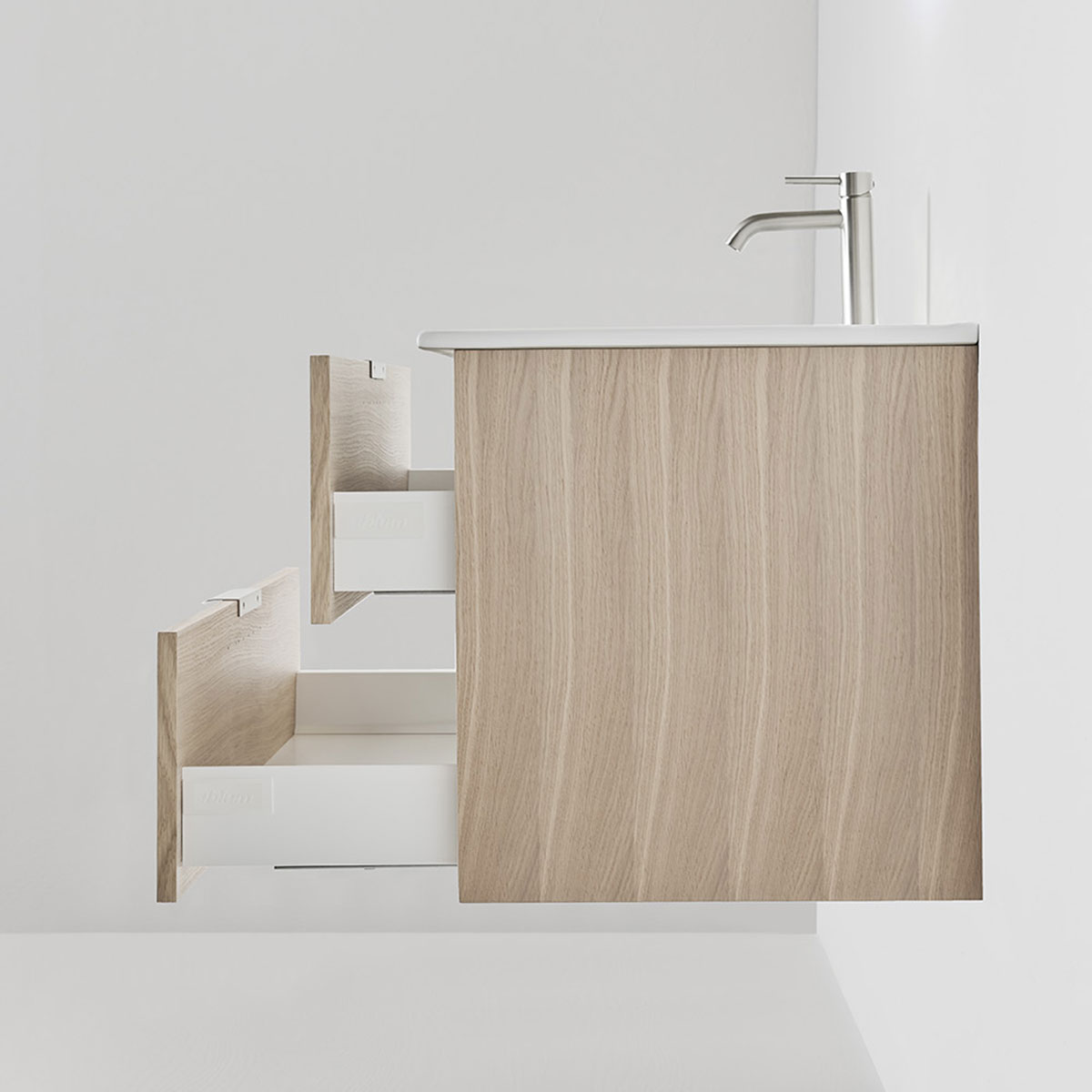 Tvättställsskåp Hafa Go 2 Lådor Ek