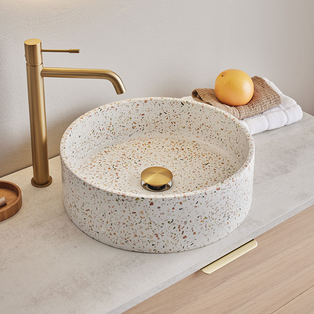 Tvättställsskåp Hafa Go 2 Lådor Ek