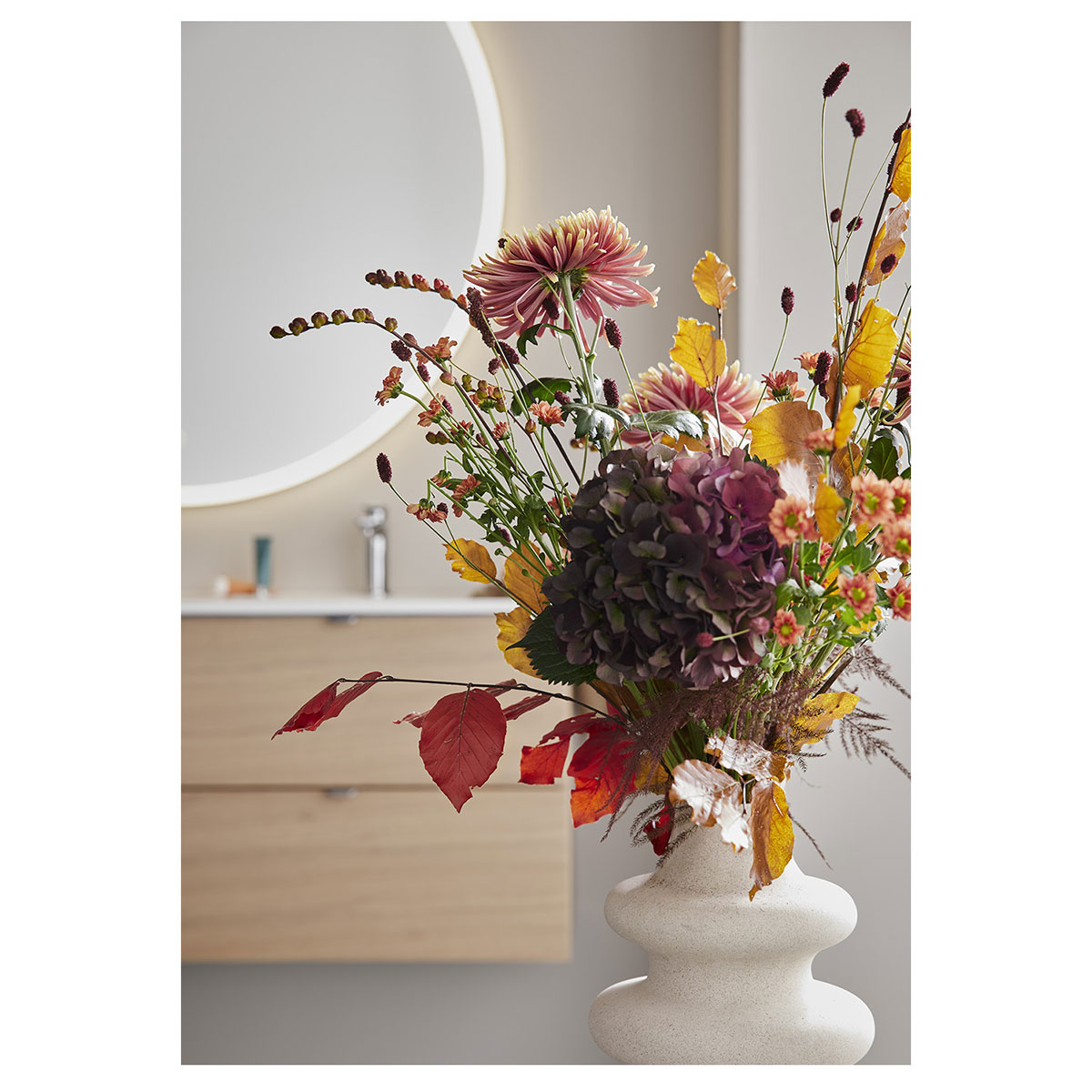 Tvättställsskåp Hafa Go 2 Lådor Ek