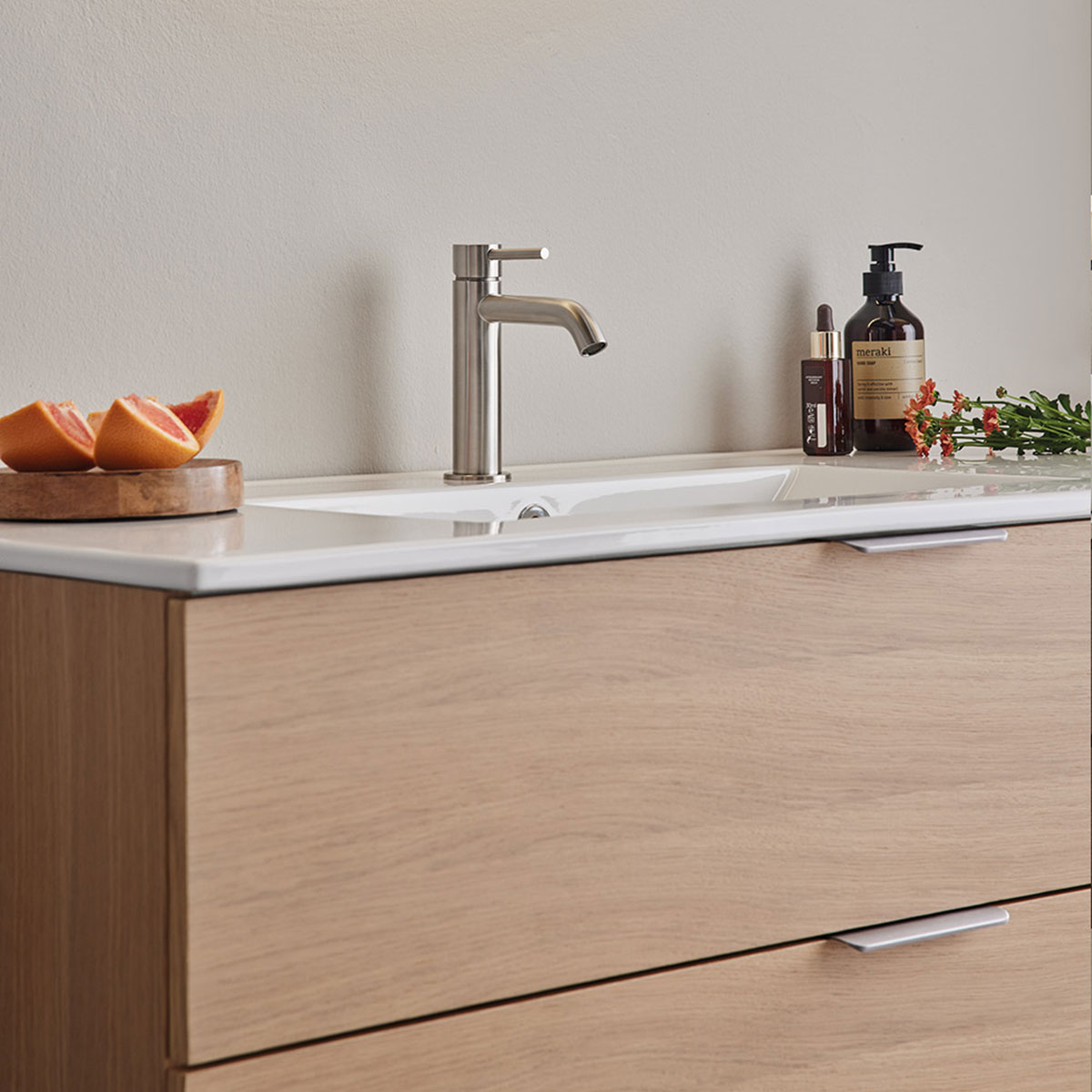 Tvättställsskåp Hafa Go 2 Lådor Ek