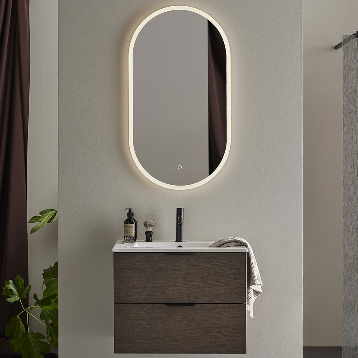 Tvättställsskåp Hafa Go 2 Lådor Ek