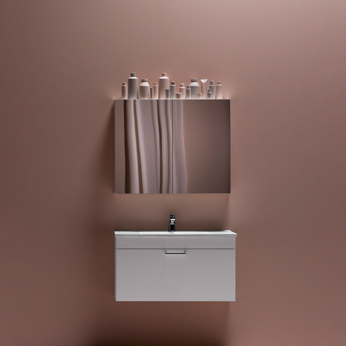 Möbelpaket Hafa Go med Spegelskåp