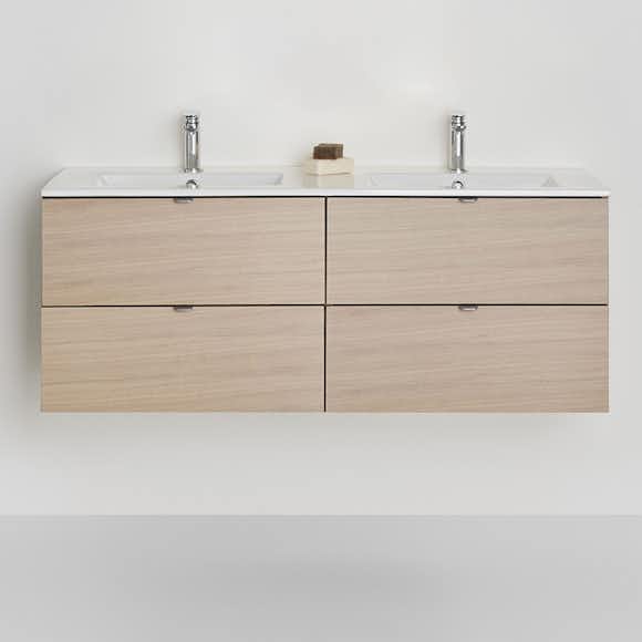 Tvättställsskåp Hafa Go 2x2 Lådor EK med Tvättställ