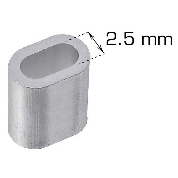 Vaierlås Home it Aluminium 5 stk